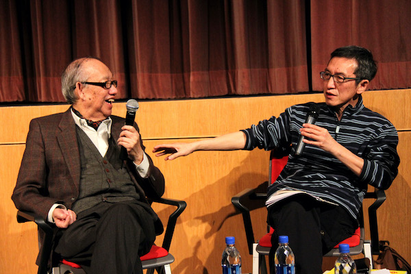2012年3月25日，「黄飞鸿电影神话」座谈会，（左起）司徒安、吴昊。