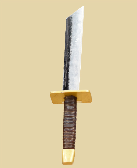 The sabre used by actor Jimmy Wang Yu in the film Zatoichi and One-armed Swordsman (1971)
