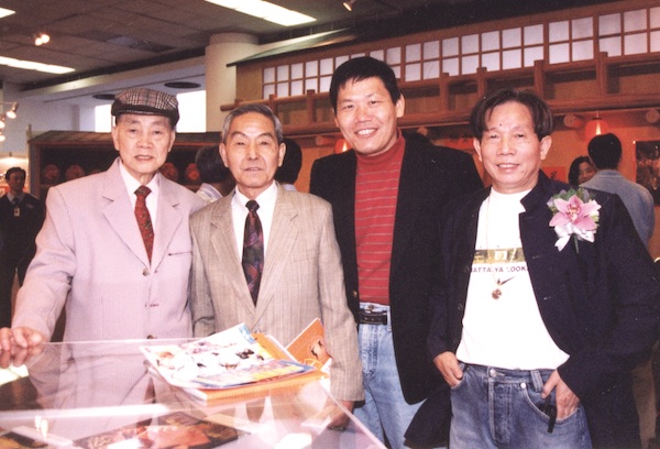 Kung fu masters get together on the occasion of ‘The Making of Martial Arts Films: As Told by Filmmakers and Stars'. (From left) Lam Kau, Tsui Chung-hok, Mars, Lau Kar-leung.