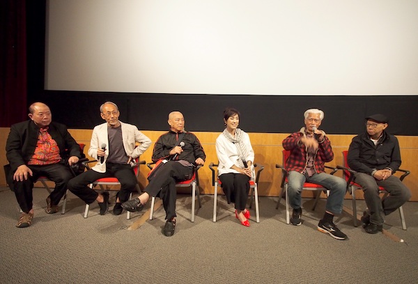 29 April 2017: ‘Revisiting the New Wave – Post-screening talk of The Butterfly Murders. (From left) Hung Kuen-hoi, Wong Shu-tong, Lau Siu-ming, Michelle Yim, Ko Hung, Lawrence Lau.